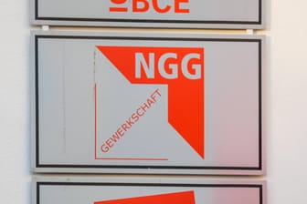 Logo der Gewerkschaft Nahrung-Genuss-Gaststätten (NGG) (Symbolbild): Der neue Tarifvertrag tritt ab dem 1. Juli in Kraft.