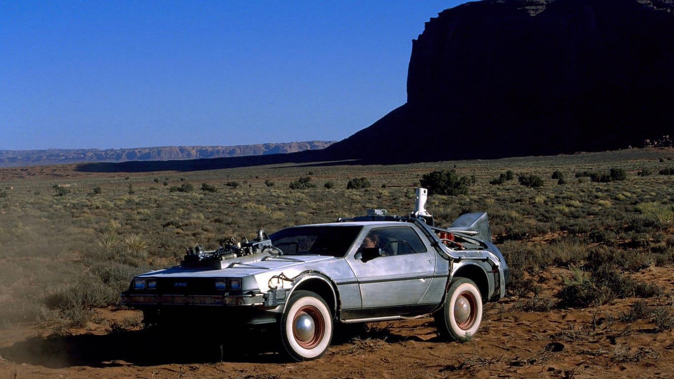 DeLorean DMC-12 in "Zurück in die Zukunft III": Die Filmreihe rettete das Auto vor dem Vergessenwerden.