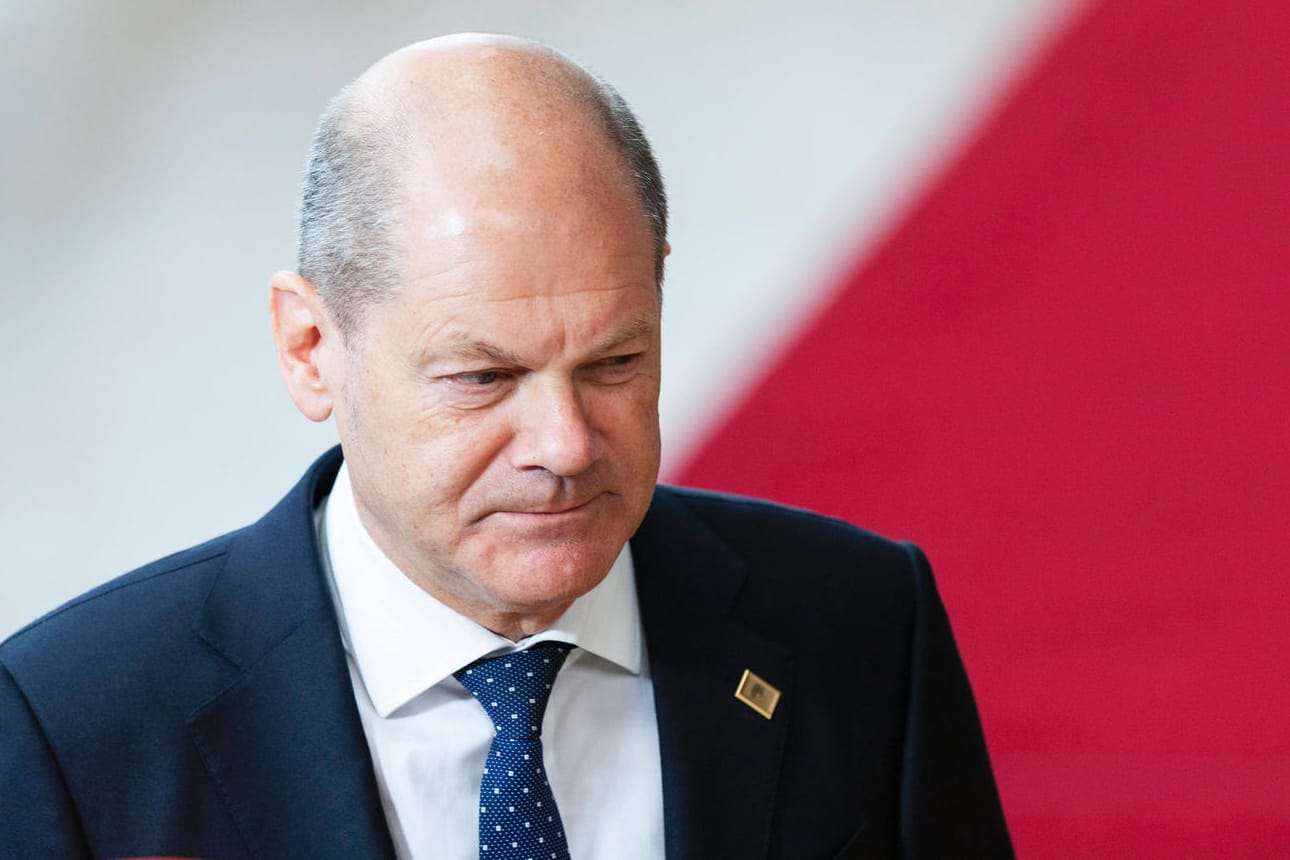 Olaf Scholz (SPD): Auch die Zustimmungswerte für den Bundeskanzler sind in einer aktuellen Umfrage gesunken.