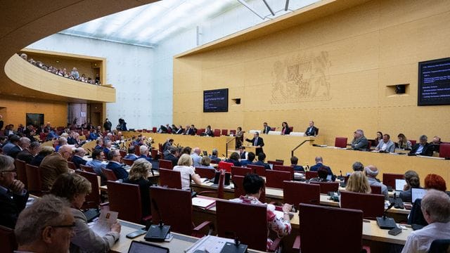 Plenarsitzung im bayerischen Landtag