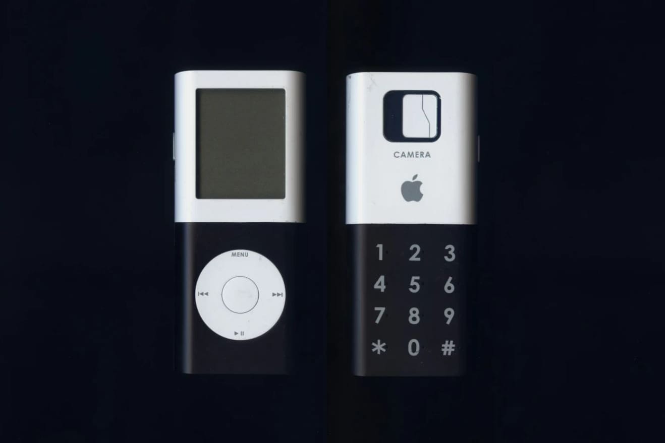 So sah einer der frühen Entwürfe für das erste iPhone aus.