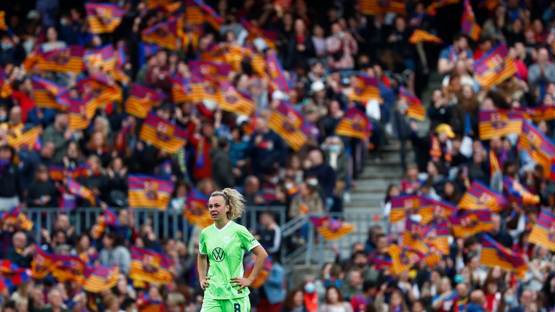 Der FC Barcelona empfing den VfL Wolfsburg im Camp Nou