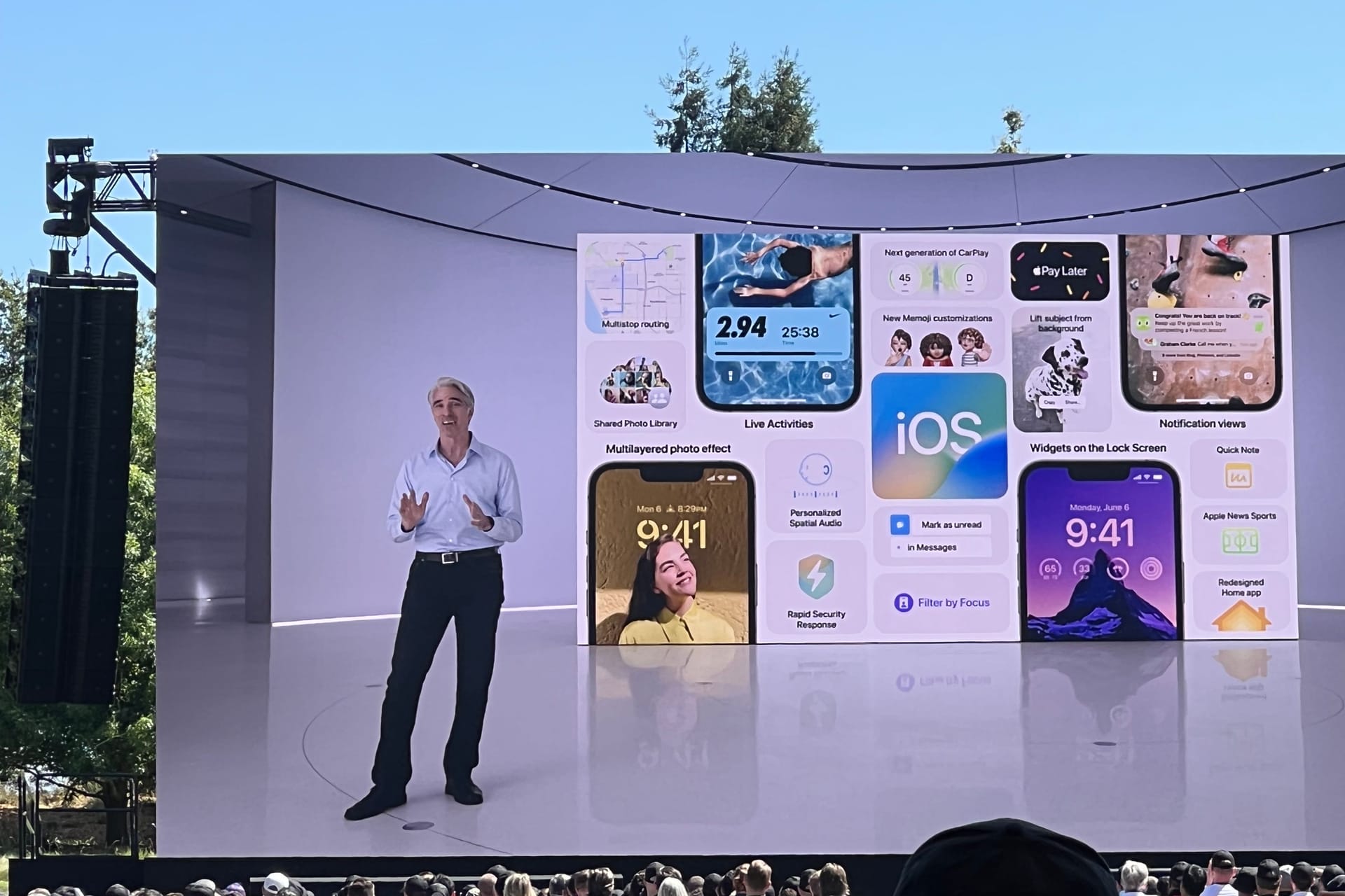 iOS-Präsentation auf der WWDC 2022: Viele neue Funktionen – aber nicht für alle iPhones.