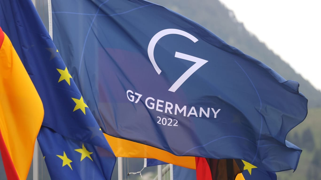 Vom 26. bis 28. Juni findet der G7-Gipfel auf Schloss Elmau statt (Archivbild): Bei den Gegendemonstration am Wochenende kam es zu einzelnen Festnahmen.