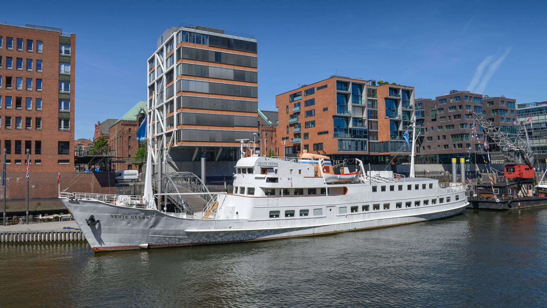 Das Traditionsschiff "Seute Deern": Sie liegt in der Hafencity.