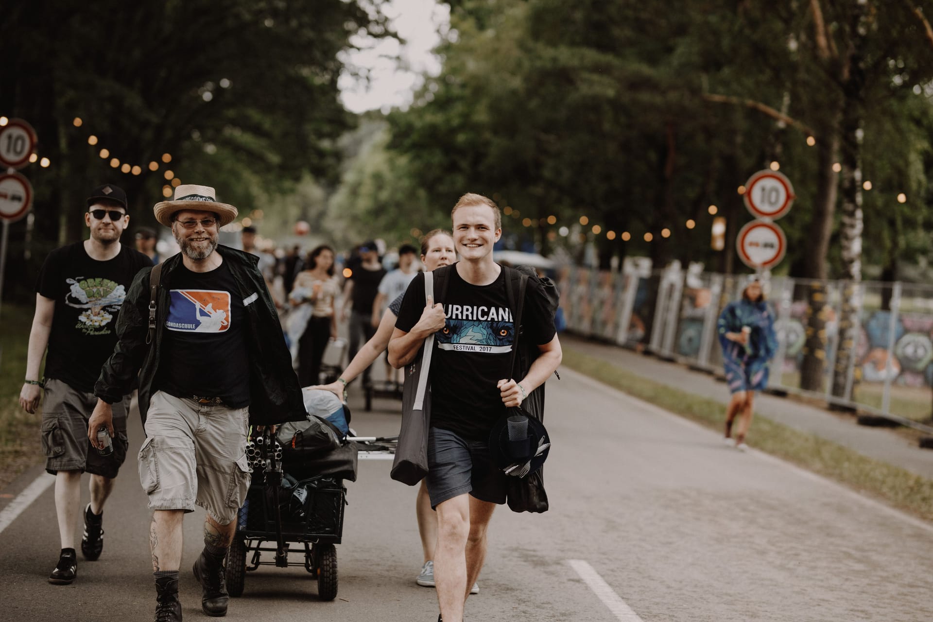 Anreise zum Hurricane Festival: Bollerwagen & Co. sind dieses Jahr im Metronom verboten.