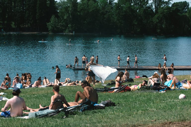 Der Fühlinger See im Sommer: Die Wasserqualität des beliebten Sees ist seit Jahren ausgezeichnet.