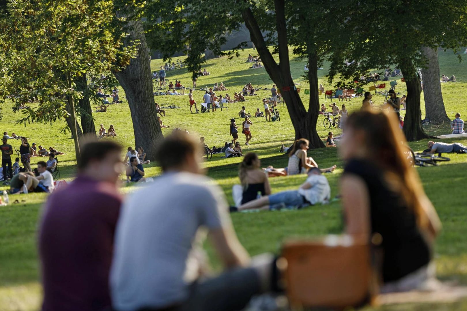 Im Hiroshima-Nagasaki-Park im Herzen Kölns ist vor allem bei Studenten beliebt.