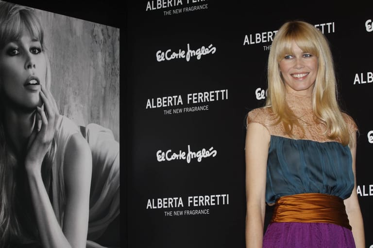 Parfum: Im November 2009 präsentiert Claudia Schiffer einen neuen Duft in Madrid.