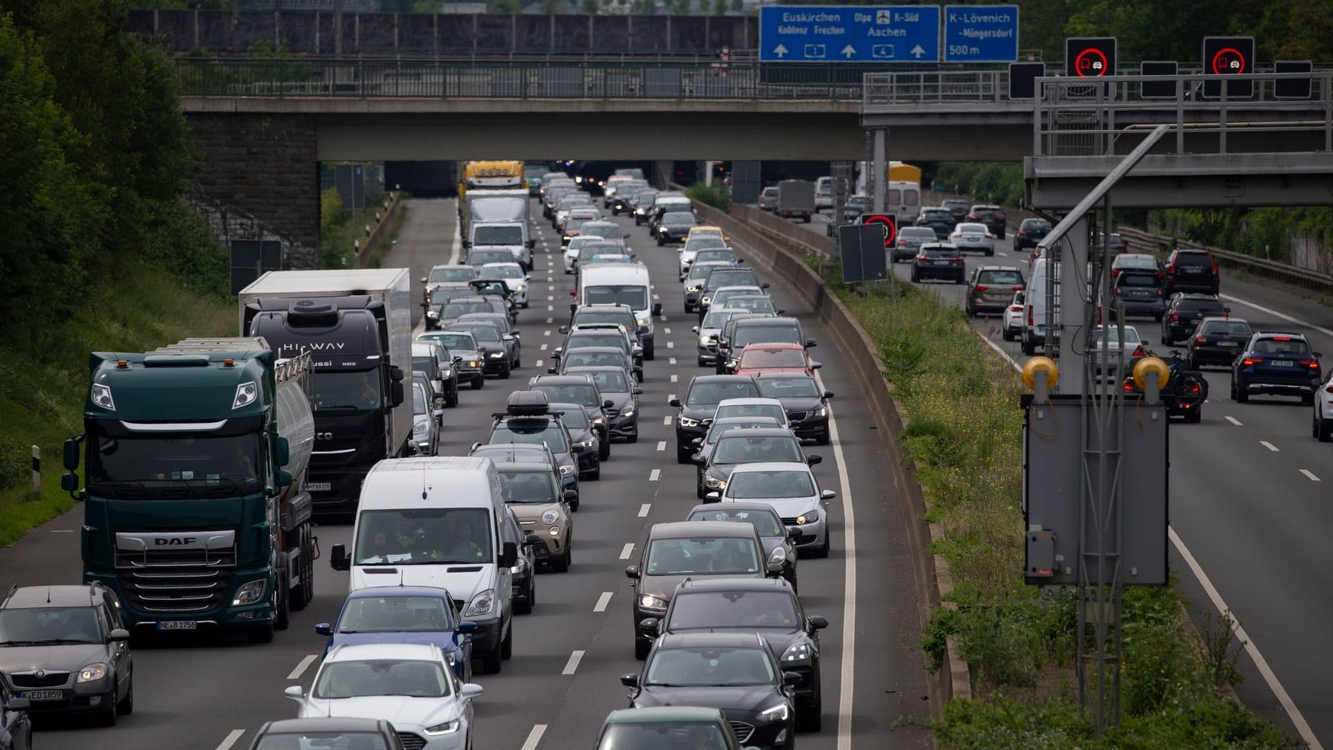 Reiseverkehr auf Autobahnen