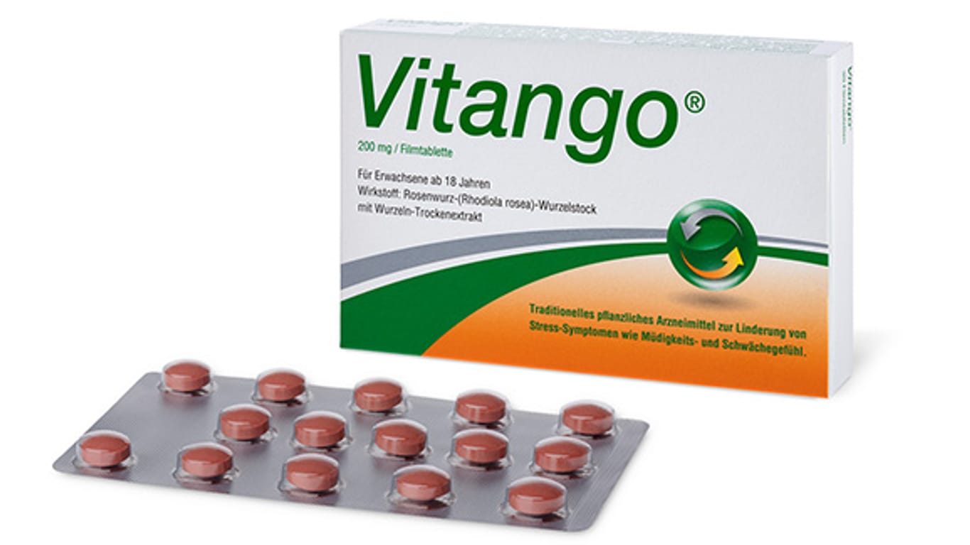 Das pflanzliche Arzneimittel Vitango® lindert Stress-Symptome wie Müdigkeit, Antriebslosigkeit und Konzentrationsschwäche.