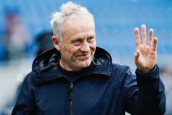 Freiburgs Chef-Trainer Christian Streich gewann mit seiner Mannschaft gegen Hoffenheim.