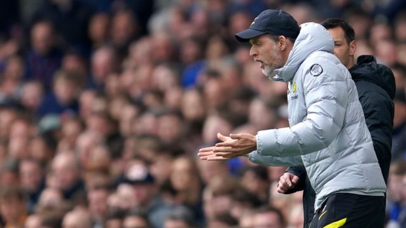 Chelseas Trainer Thomas Tuchel konnte die Niederlage beim FC Everton nicht verhindern.