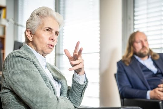 Marie-Agnes Strack-Zimmermann (FDP) und Anton Hofreiter (Grüne) im Interview mit der dpa.