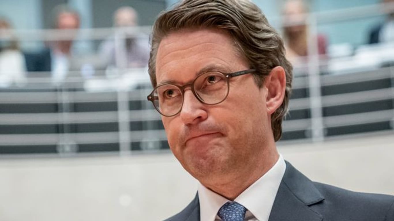 Andreas Scheuer im Oktober 2020 als Zeuge vor dem Maut-Untersuchungsausschuss des Bundestags.