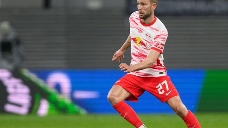 RB Leipzigs defensiver Mittelfeldspieler Konrad Laimer.