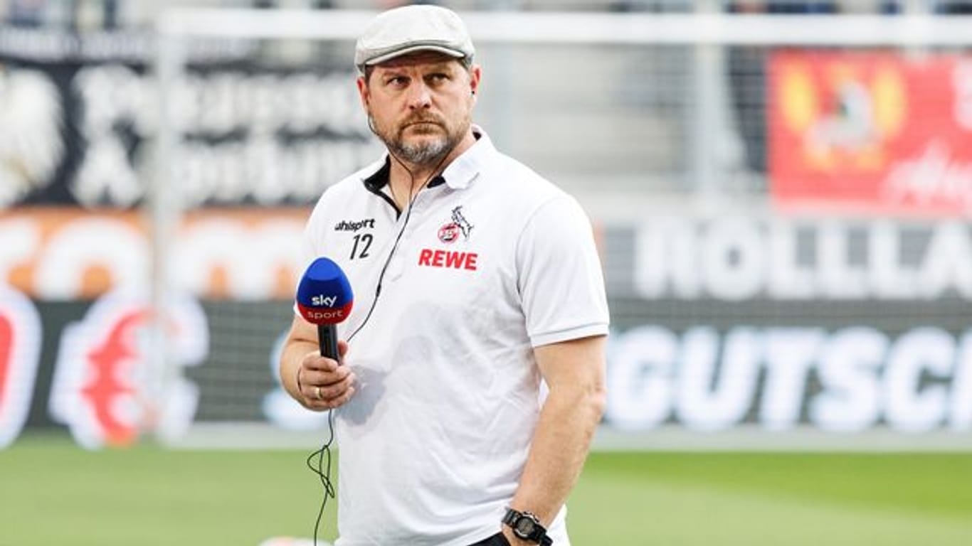 Kölns Trainer Trainer Steffen Baumgart will nicht zu früh feiern.