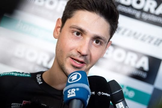 Emanuel Buchmann, Mitglied vom deutschen Radrennstall Bora-hansgrohe, möchte beim anstehenden Giro d'Italia "ohne Sturz und Krankheit" durchkommen.