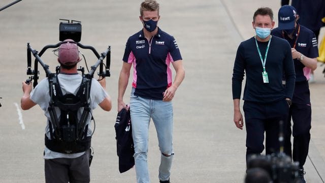 Der deutsche Formel-1-Pilot Nico Hülkenberg (2.