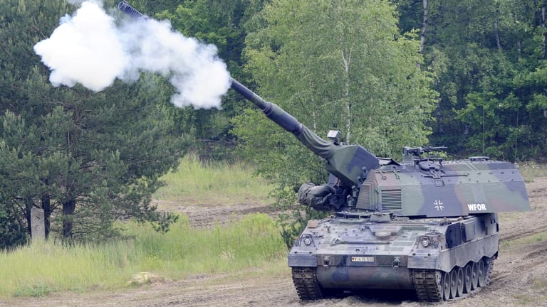 Die Panzerhaubitze 2000: Deutschland hat die Waffensysteme an die Ukraine geliefert.