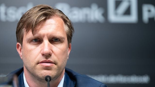 Seit Juni 2021 Sportvorstand des Fußball-Bundesligisten Eintracht Frankfurt: Markus Krösche. Seit Juni 2021 Sportvorstand des Fußball-Bundesligisten Eintracht Frankfurt: Markus Krösche.