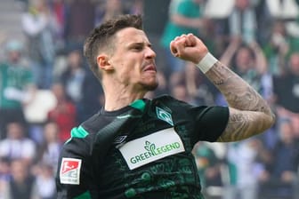 Marco Friedl brachte den SV Werder Bremen mit seinem Tor zum 1:0 in Aue auf die Siegerstraße.