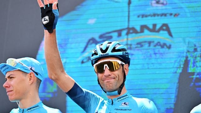 Hat das Ende seiner Radsportkarriere angekündigt: Vincenzo Nibali vor der 4.