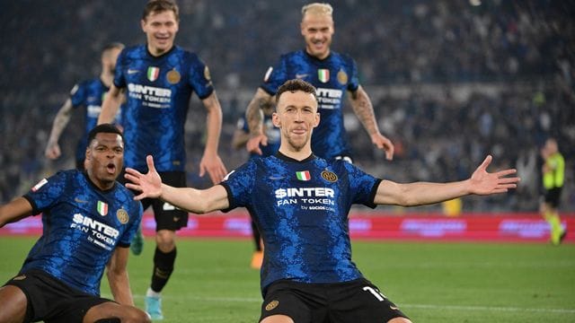 Schoss Inter Mailand zum Pokalsieg: Ivan Perisic (v.