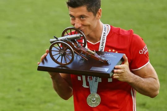 Hat auch in diesem Jahr die Torjäger-Kanone sicher: Robert Lewandowski.