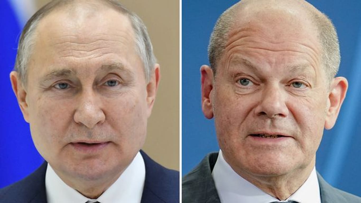 Russlands Präsident Wladimir Putin und Bundeskanzler Olaf Scholz haben nach Angaben aus Moskau wieder miteinander telefoniert.