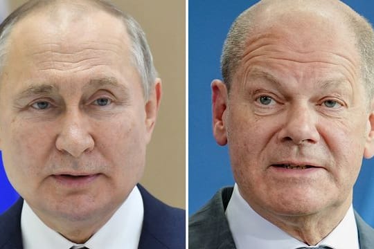 Russlands Präsident Wladimir Putin und Bundeskanzler Olaf Scholz haben nach Angaben aus Moskau wieder miteinander telefoniert.