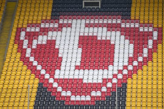 Das Rudolf-Harbig-Stadion ist für das Relegationsrückspiel zwischen Dynamo Dresden und Kaiserslautern am 24.