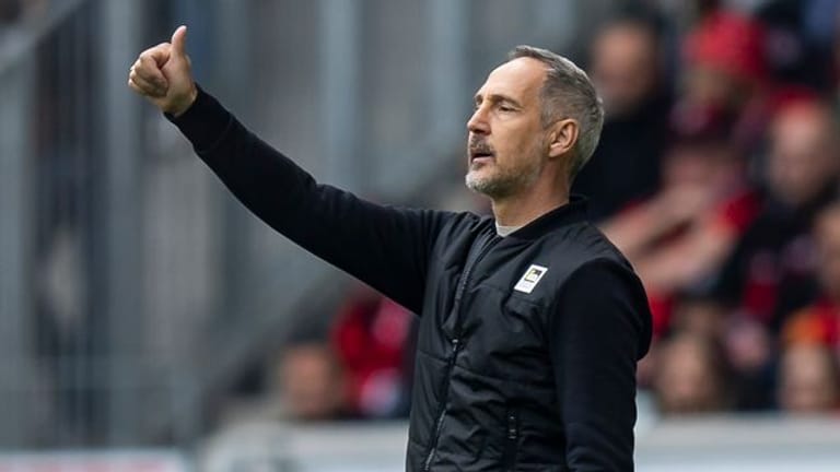 Noch steht Trainer Adi Hütter bei Borussia Mönchengladbach unter Vertrag.