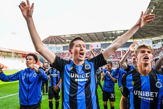 Der FC Brügge wurde belgischer Meister.