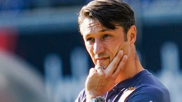 Trainer Niko Kovac wurde mit Frankfurt Pokalsieger.