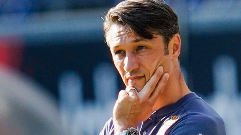 Trainer Niko Kovac wurde mit Frankfurt Pokalsieger.
