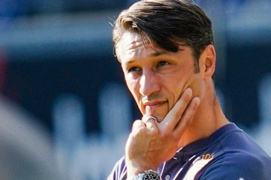 Trainer Niko Kovac wurde mit Frankfurt Pokalsieger.