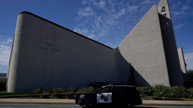 Ein bewaffneter Mann hatte in der Kirche in Laguna Woods auf mehrere Menschen geschossen.