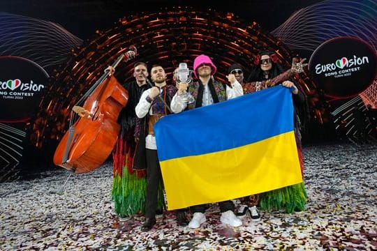 Das Kalush Orchestra aus der Ukraine gewann den diesjährigen Eurovision Song Contest.