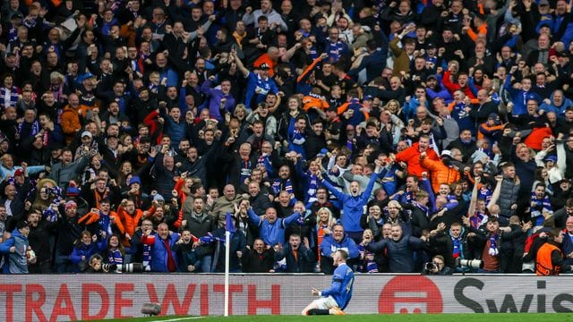 Die Galsgow Rangers und ihre Fans sind vor dem Finale selbstbewusst.