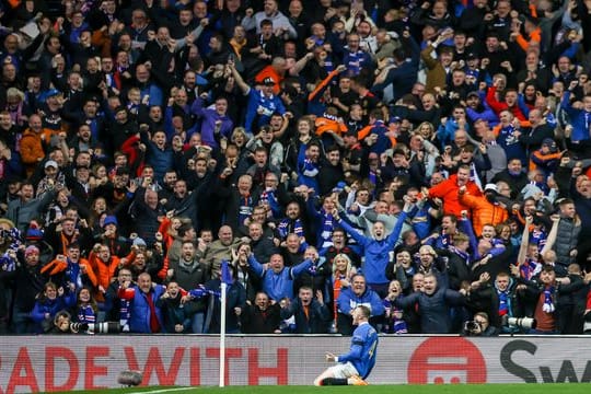 Die Galsgow Rangers und ihre Fans sind vor dem Finale selbstbewusst.