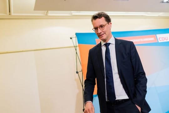 NRW-Ministerpräsident Hendrik Wüst (CDU) am Tag nach der Landtagswahl.