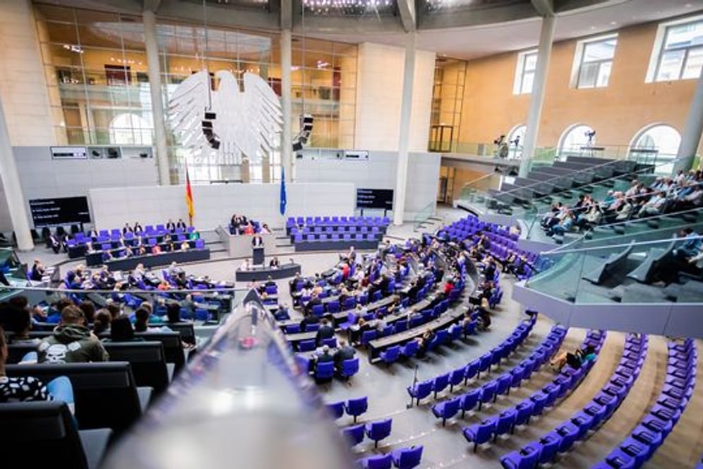 Das Plenum des Bundestages in Berlin.