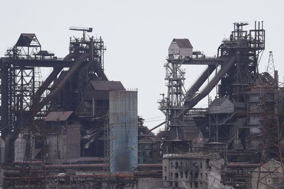 Das Stahlwerk Azovstal in Mariupol ist seit Wochen schwer umkämpft.