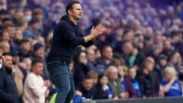 Sicherte sich mit dem FC Everton den Klassenerhalt: Trainer Frank Lampard.