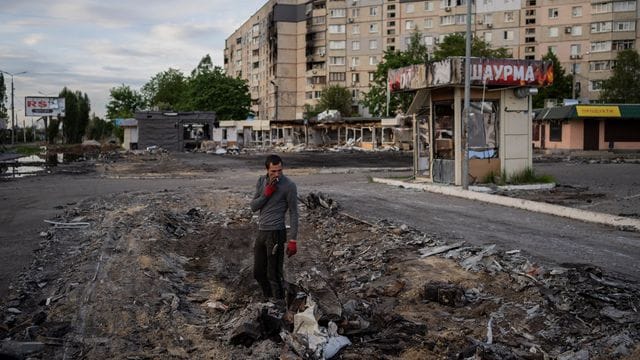 Die Kämpfe in der Ukraine gehen weiter. Die Kämpfe in der Ukraine gehen weiter.