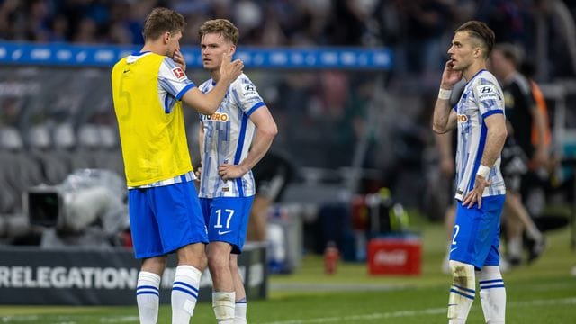 Die Profis von Hertha BSC waren weitgehend nicht in die Fankurve gegangen.