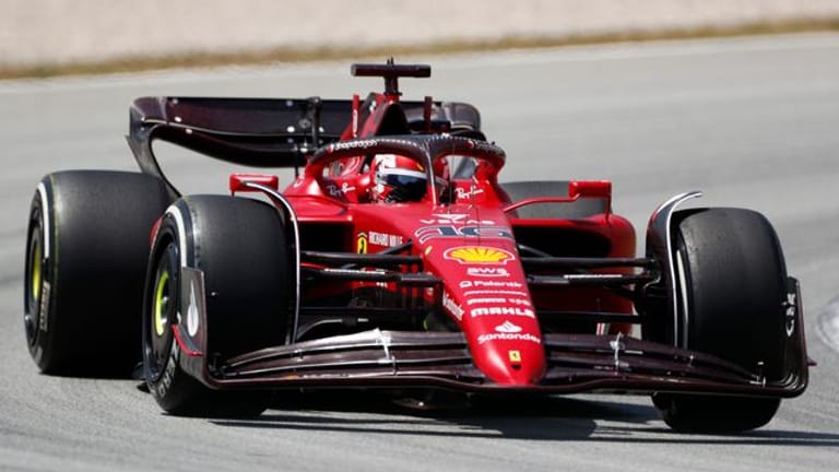 Fuhr im Training vor dem Großen Preis von Spanien Bestzeit: Ferrari-Pilot Charles Leclerc.