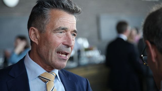 Der frühere Nato-Generalsekretär Anders Fogh Rasmussen bei einer Veranstaltung in Kopenhagen. Der frühere Nato-Generalsekretär Anders Fogh Rasmussen bei einer Veranstaltung in Kopenhagen.