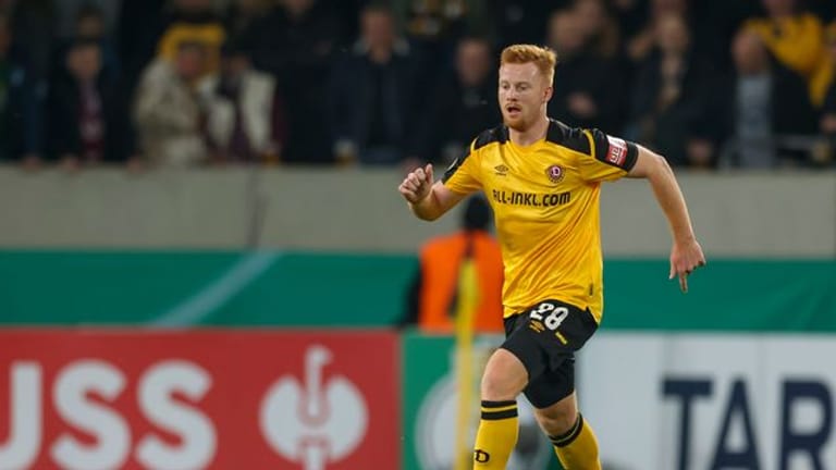 Dresdens Spieler Paul Will erlitt gegen Kaiserslautern eine starke Gehirnerschütterung.